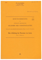 Eine Ableitung des Theorems von Jacobi