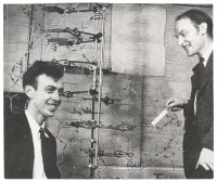 Photograph signed by Watson and Crick