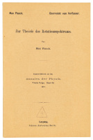 Zur Theorie des Rotationsspektrums