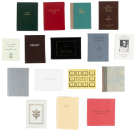 Fifty-three miniature books by Monsignor Francis J. Weber
