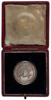 Silver medal from Reigate Heath Golf Club, 1907 in original suede-lined box