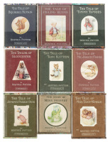 Nine early editions of Beatrix Potter stories