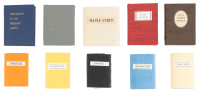 Group of miniature books by Robert Merriam