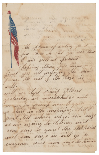 Letter from a 21 year-old Union soldier declaring that some Ohio troops would not fight just to free the slaves