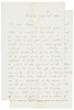 Letter from wounded Union officer, a McClellan Democrat