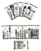 Complete set of the numbered 32 of the Cope Bros. Cigarette card series depicting Golf Strokes