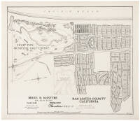 Map of Sharp Park Municipal Golf Course in San Mateo, California