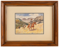 Original watercolor by Leonard H. Reedy