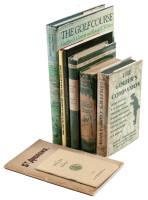 Eight miscellaneous golf books, plus a few prints