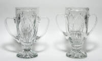 Two crystal trophies from the Detroit Newspapers Tournament of Champions, Pro-Am Champion