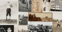 Small group of original photographs of golfers including Walter Hagen, Henry Cotton, Cyril Tolley, San Snead, and more