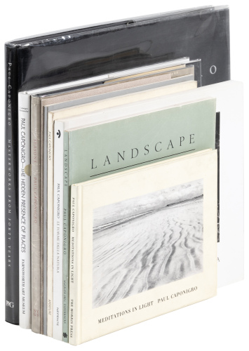 Nine photography books by Paul Caponigro