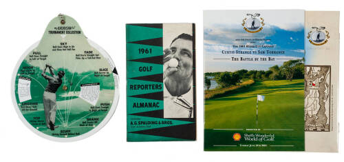 Group of golf ephemera including instruction pamphlets, brochures, etc.