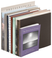 Shelf of photography books by Mark Klett