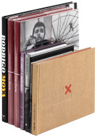 Seven volumes of Rodrigo Moya, four signed