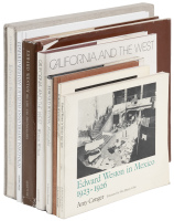 Eight photography books on Edward Weston