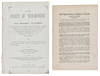 The Fruits of "Mormonism." By Non-"Mormon" Witnesses [with] An Open Letter to Heber J. Grant, April 15, 1935