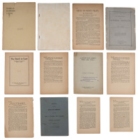 Ten pamphlets issued by or supportive of the Reorganized Church of Jesus Christ of Latter Day Saints