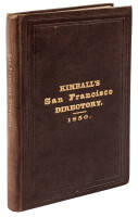 The San Francisco City Directory...September 1, 1850