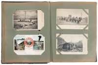 Postcard album documenting the Yukon Gold Rush 1906-1908