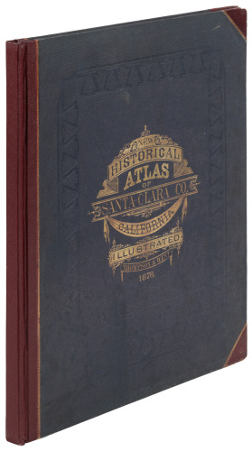 Historical Atlas Map of Santa Clara County, California