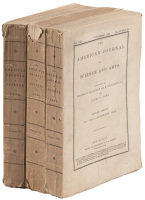 The American Journal of Science and Arts - Collection of nine numbers in three volumes