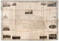 Official Map of Nebraska, Published by the Bureau of Labor and Industrial Stastitics, August 14, 1901