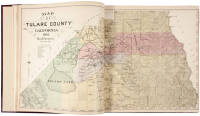 Official Historical Atlas Map of Tulare County.... Compiled, Drawn and Published from Personal Examinations and Surveys by Thos. H. Thompson, Tulare, California.