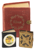 Three 19th century miniature photograph albums