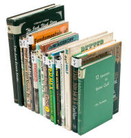 Sixteen works on golf, each signed by their author