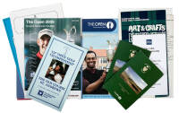 Small group of booklets, leaflets, pamphlets, etc., relating to British Open Golf Championships