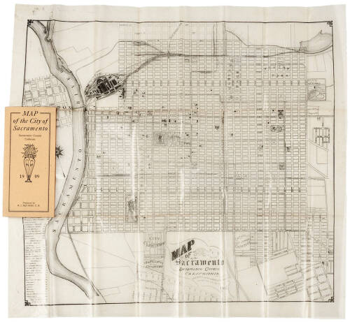 Map of Sacramento, Sacramento County, California