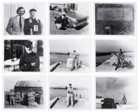 Large group of original photographs of Lawrence Ferlinghetti