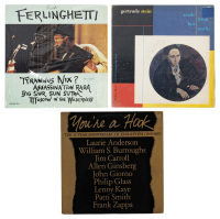 Three poetry LPs, one signed by Lawrence Ferlinghetti