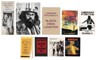 Thirteen volumes signed by Lawrence Ferlinghetti