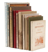 Eleven volumes on California & the West, mostly fine press