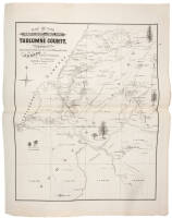 Map of the Principal Quartz and Gravel Mines in Tuolumne County, California. Taken from Government Surveys and Mining Records. By J.P. Dart, Mining Engineer. Scale - One Mile to One Inch. Sonora, August, 1879