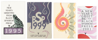 Four Black Sparrow Press New Year's Greetings