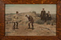 Six prints of classic golf art