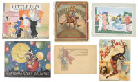 Six illustrated volumes