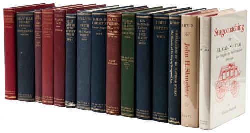 Fourteen volumes of Western Americana published by Arthur H. Clark