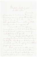 Letter from a professional woman anti-Slavery lecturer
