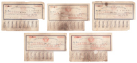 Five state of Arkansas War Bonds