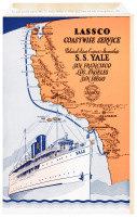 Menu for breakfast and dinner aboard Palatial Super Express Steamship S.S. Yale