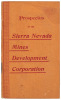 Prospectus of the Sierra Nevada Mines Development Corporation