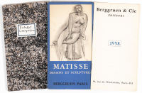 Berggruen & Cie Catalog [with] Henri Matisse: Dessins et Sculptures [and] Jean Dubuffet: Lithographies