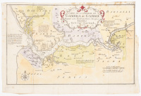 Carte de la Riviere de Gambra ou Gambie Depuis son Embouchure Jusqu'a Eropina