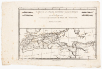 Carte De La Partie Septentrionale D'Afrique, ou de la Barbarie; contenant les Royaumes de Tripoli, de Tunis, D'Alger, de Fez, et de Maroc