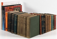 Shelf of books on India