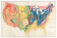 Geological Map of the United States Completed for the 9th Census